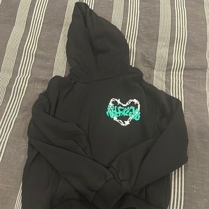 Dua Lipa future nostalgia tour 2022 black hoodie size small